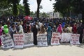 Protest against 'Rampal Project' in Dhaka.