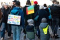 Protest against right wing AFD in Trier, demonstration for human rights, no discrimination and racism