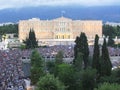 Protest in Athens, Greece