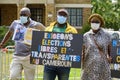 Protest demanding fair elections in Cameroon