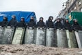 Protest on Euromaydan in Kiev against the president Yanukovych