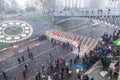 Protest on Euromaydan in Kiev against the president Yanukovych