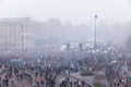 Protest on Euromaydan in Kiev against the president Yanukovych