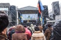 Protest on Euromaydan in Kiev against the president Yanukovych