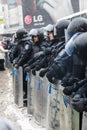 Protest on Euromaydan in Kiev against the president Yanukovych