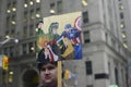 Protest in front of Trump Tower in Toronto. Royalty Free Stock Photo