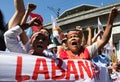 Protest during Human Rights Day Royalty Free Stock Photo