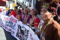 Protest during Human Rights Day Royalty Free Stock Photo