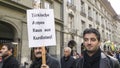 Protest march against Erdogan in Bern, Switzerland