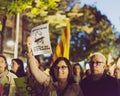 Protest march for Catalan referendum