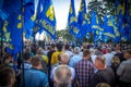 The protest outside the Ukrainian Parliament in Kiev 31.08.2015
