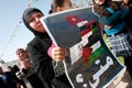 Protest in Palestine Royalty Free Stock Photo