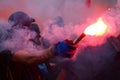 Protest in Paris against labor law