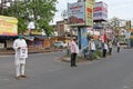 Protest rallies by several leftist organizations demanding that the government play a proper role in preventing the Coronavirus Royalty Free Stock Photo