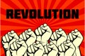 Protest, rebel vector revolution art poster