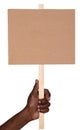 Protest sign Royalty Free Stock Photo