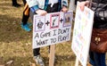Protest Signs at March For Our Lives Royalty Free Stock Photo