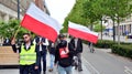 Protest Strajk Przedsiebiorcow /Entrepreneur Strike. People demonstrating against the government.