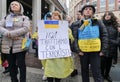 Ukranian no war protest