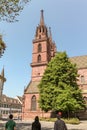 Basel cathedral architecture in Switzerland