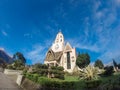 Protestant Church named HKBP in Parapat with the exuicite sky