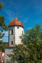 The protestant church St. Barbara in the city Harburg, Swabia, Bavaria, Germany