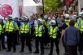 Protestators in Montreal