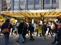 Walking With Crutches, Trump International Hotel & Tower, March for Our Lives, Demanding Gun Reform, NYC, NY, USA