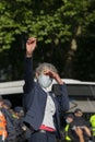 Protester With Mouthcap During The Rebellion Extinction Demonstration At Amsterdam The Netherlands 21-9-2020