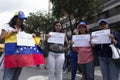 Protesters against Nicolas Maduro dictatorship march in support of Guaido