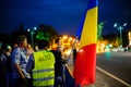 Protesters, Bucharest, Romania