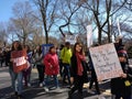 Gun Violence in America, March for Our Lives, Protest, Never Again, NYC, NY, USA Royalty Free Stock Photo