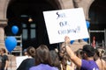 Anti-Pedophilia Protest at Queen`s Park in Toronto, Ontario