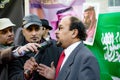 Protesters gather outside Downing Street, London, United Kingdom