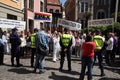 Protesters in gay pride in Riga 2008 Royalty Free Stock Photo