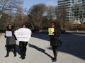 Protesters march against police brutality and grand jury decision on Eric Garner case on Grand Army Plaza in Brooklyn