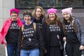 Protesters Outside of Donald Trump`s Inauguration 2017