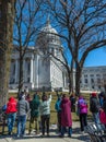 Protesters outside state capital in WI