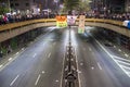 Protesters on Paulista Avenue during a protest against the increase in the value of bus, train and subway tickets