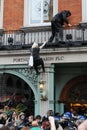 Protesters Scale and Occupy a Department Store