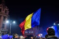 Protesters on streets of Bucharest