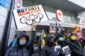 Protesters in Toronto, ON, Call for Boycott of Beijing Olympics