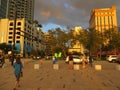 Protesters in traffic, Tampa, Florida