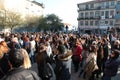 Protesters on The Women`s March in Portugal