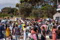 Protesters at yarra bay sailing club against the cruise ships , sydney australia 17-11-2019