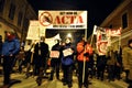 Protesting against ACTA and government