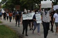 Protesting the death of George Floyd in Delray Beach, Florida