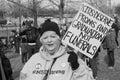 Protestor Against Gun Violence at March For Our Lives Royalty Free Stock Photo