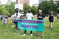 Black Trans Lives Matter Sign at a Protest in Downtown Columbus Ohio Royalty Free Stock Photo