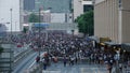 Protestor at Umbrella Revolution in Central, Hong Kong